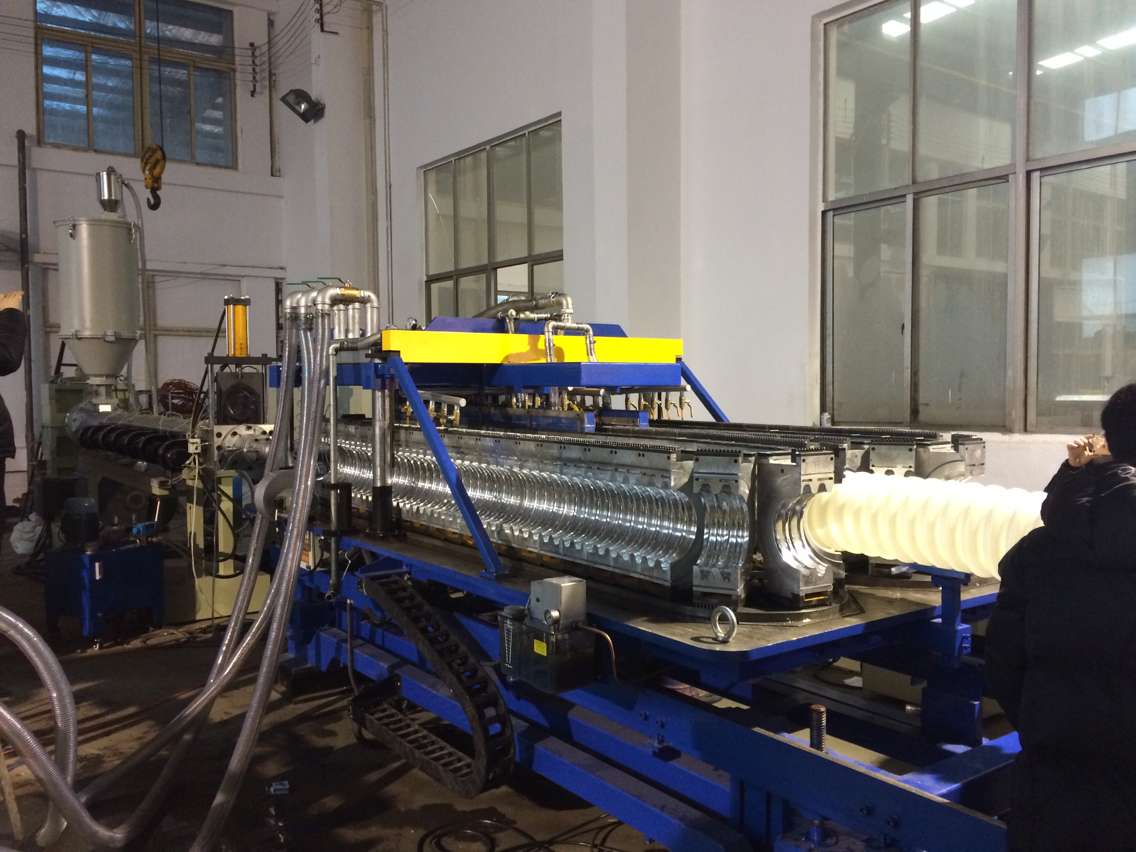 Double Wall Corrugated Pipe Production Line Jiangsu LianShun Machinery Co Ltd